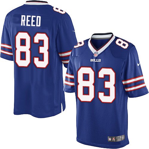 Men's Limited Andre Reed Nike Jersey Royal Blue Home - #83 NFL Buffalo Bills